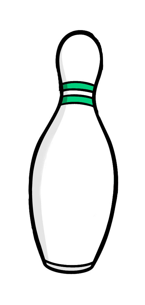 Russ bowling pin for shirts big brothers sisters of clipart image