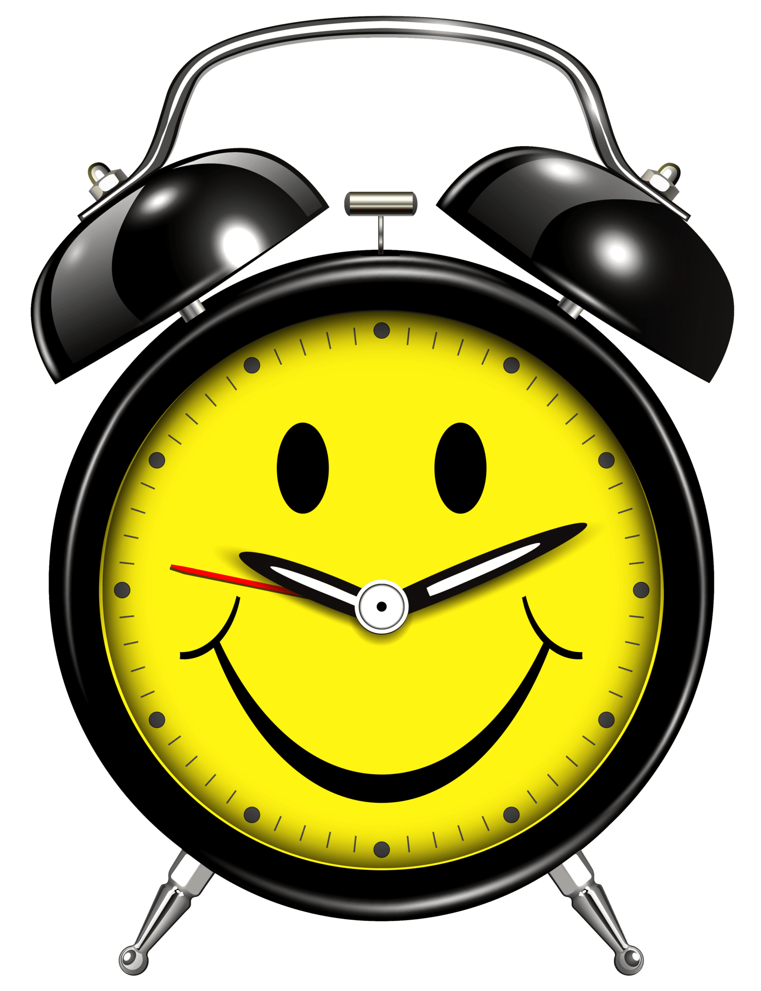 Smiling alarm clock clipart best image