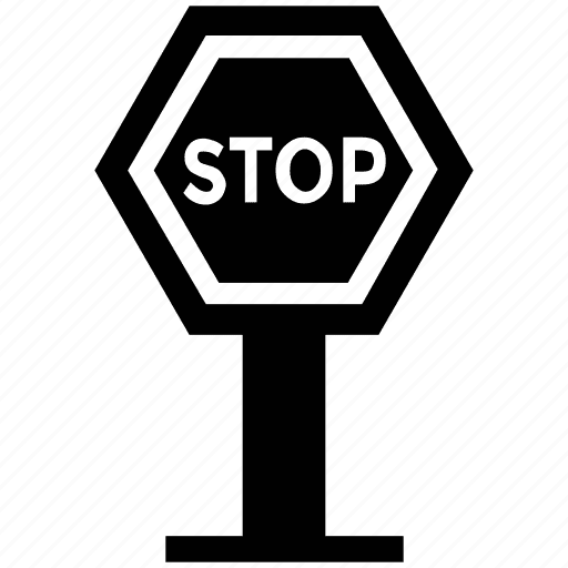 Stop sign signal symbol traffic clipart clip art