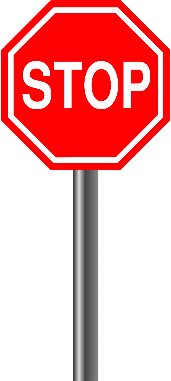 Stop signal clipart road signs free