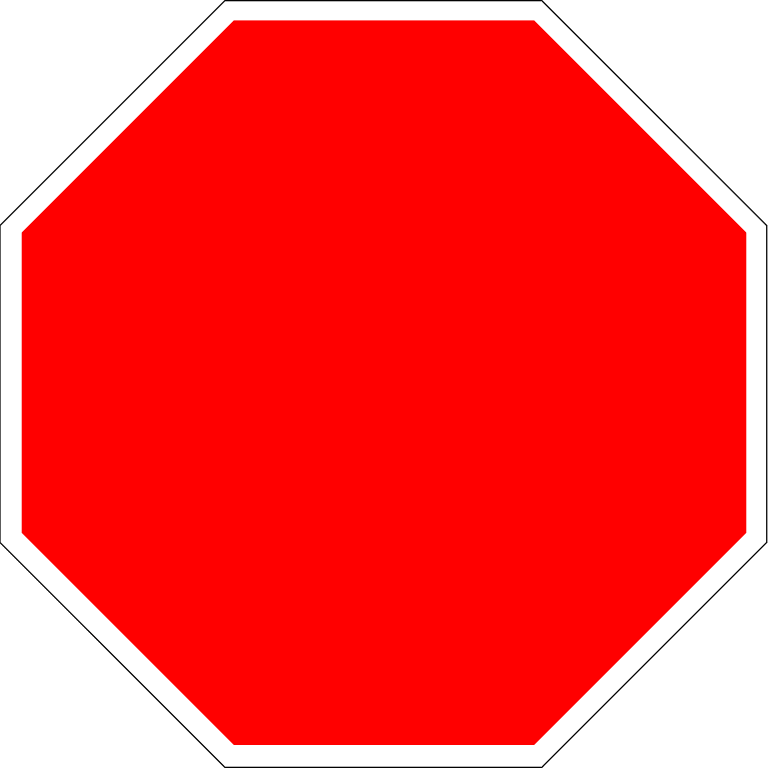Stop signal sign image size clipart 4