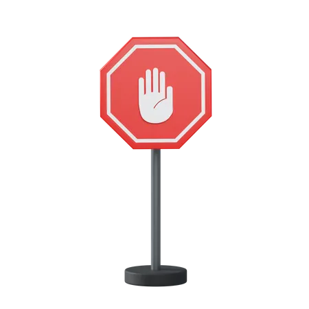 Stop signal traffic in blend clipart clip art