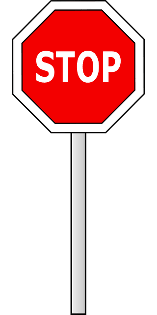 Stop signal traffic vector graphic clipart