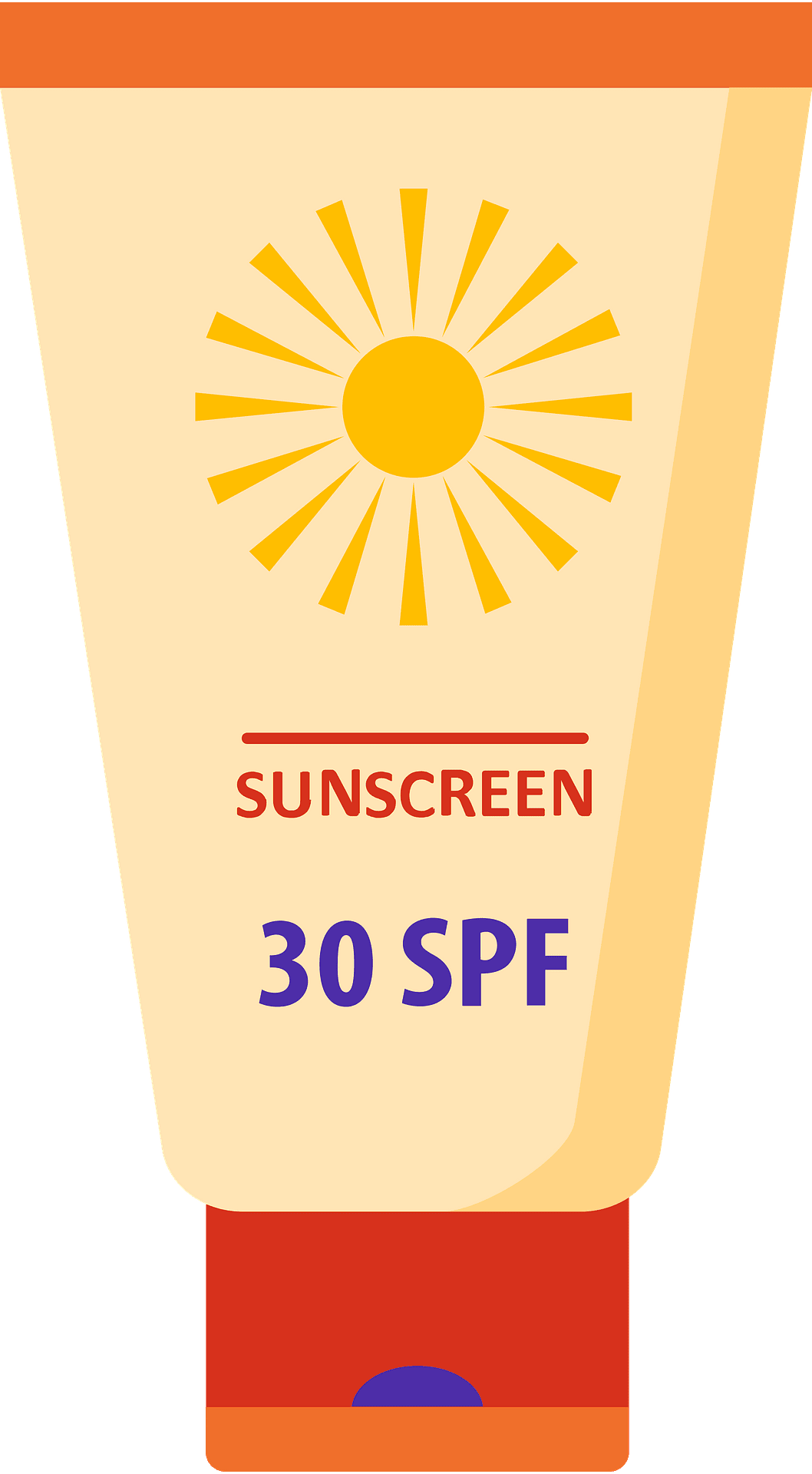 Sunscreen clipart clip art