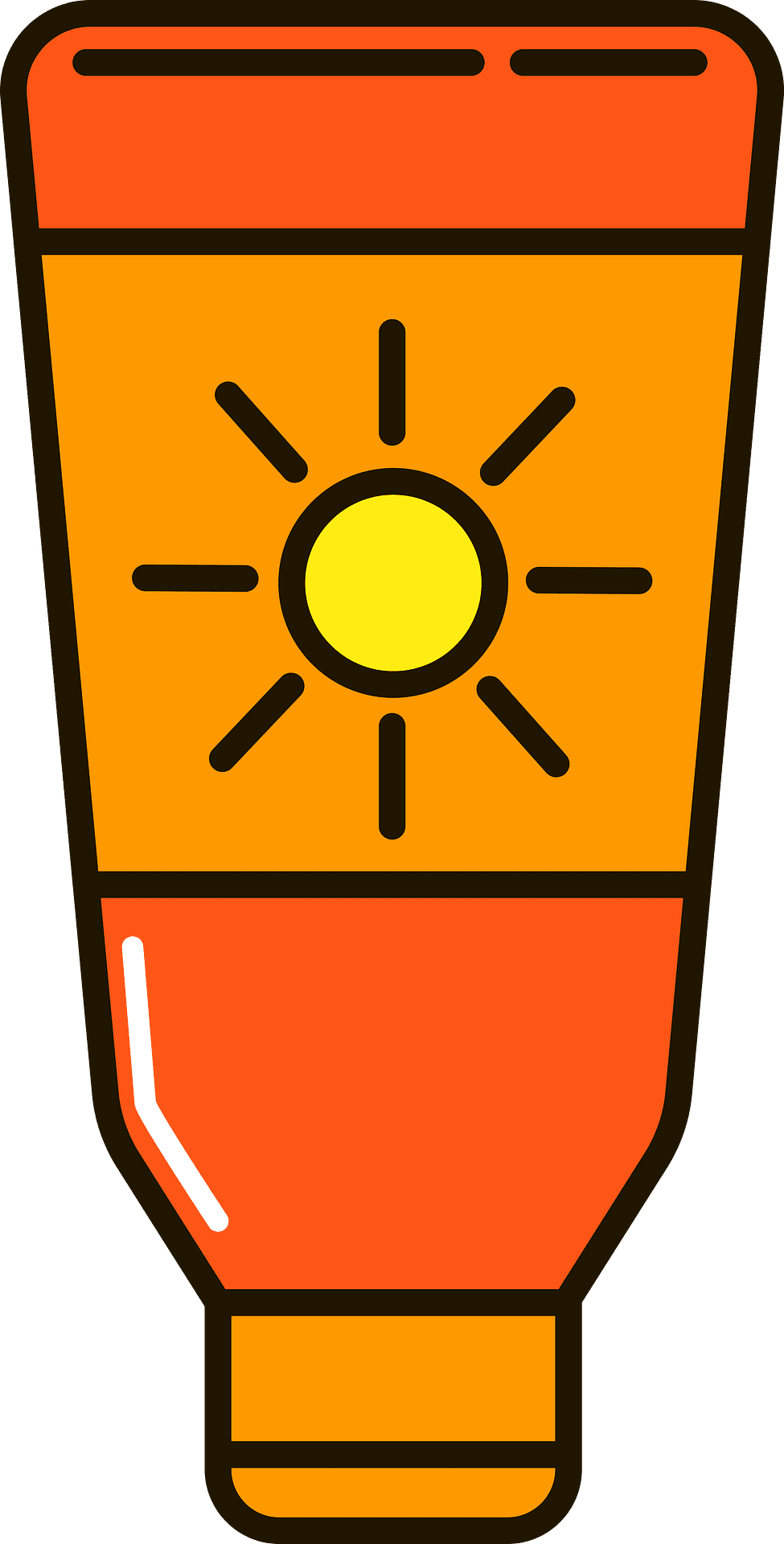 Sunscreen clipart picture