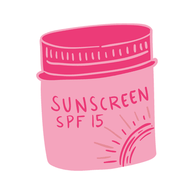 Sunscreen lifestyle clipart picture