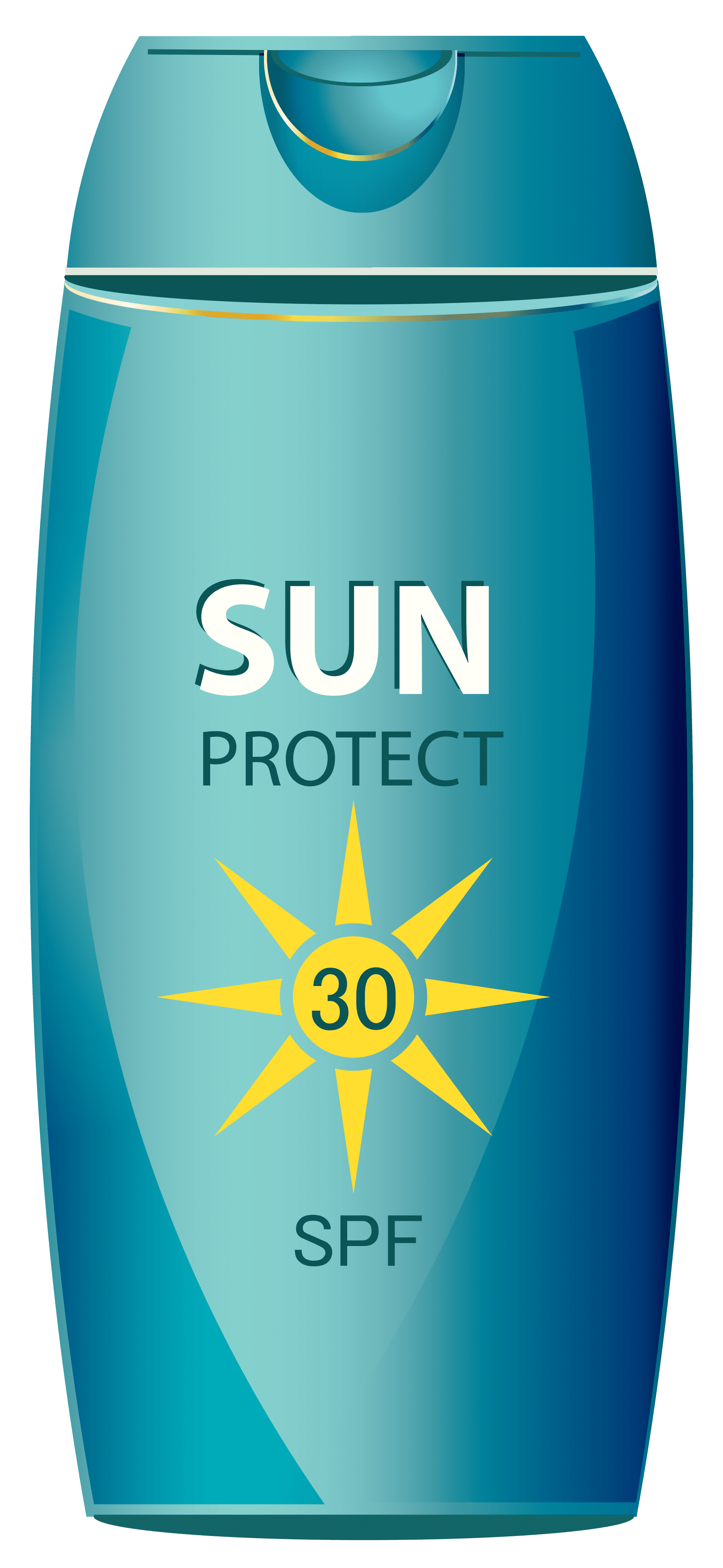 Sunscreen sun protect clipart picture