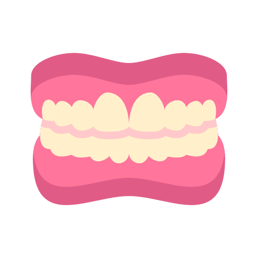 Teeth generic flat clipart clip art
