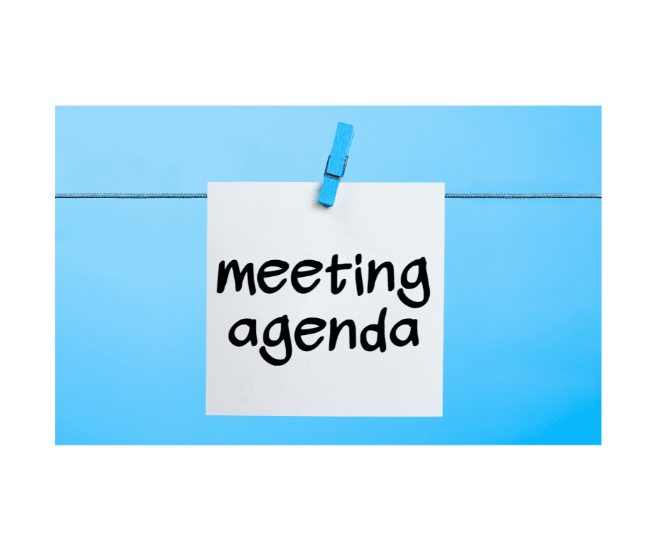 Tips to expand results for your board meeting agenda clipart clip art