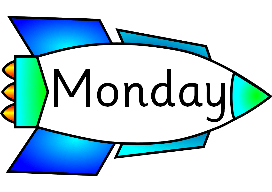 Views happy monday clipart background